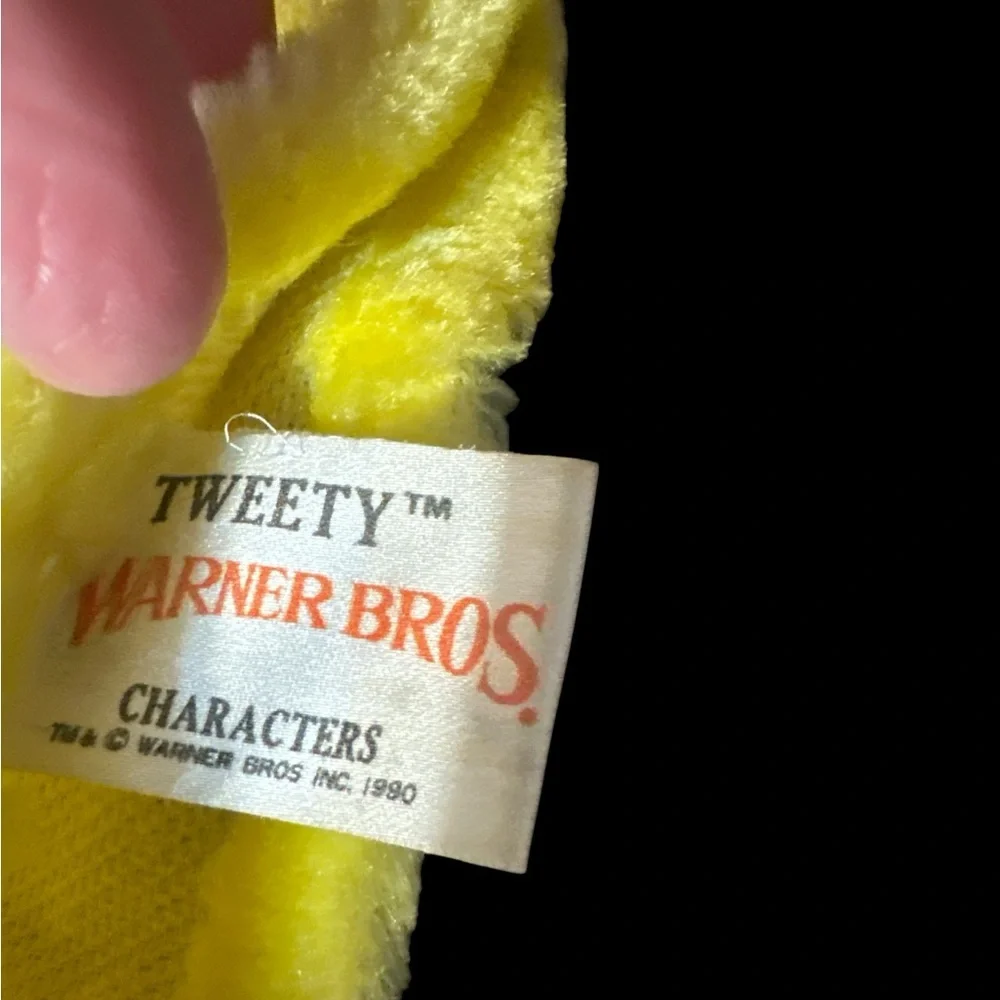 Antique Warner Bros “ Tweety” Looney Tunes Hand/Glove Puppet, 1980